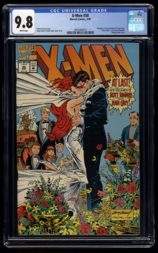 X-Men (1991) #30 CGC NM/M 9.8 Wedding of Scott Summers and Jean Grey!