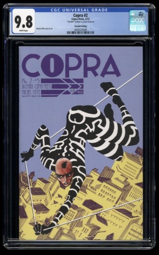 Cover Scan: Copra #2 CGC NM/M 9.8 White Pages 162 / 400 2nd Print Scarce! - Item ID #169658