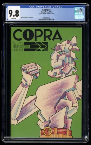 Cover Scan: Copra #3 CGC NM/M 9.8 White Pages 101 / 600 1st Print - Item ID #169659