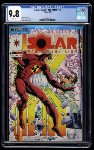 Solar, Man of the Atom #13 CGC NM/M 9.8 White Pages