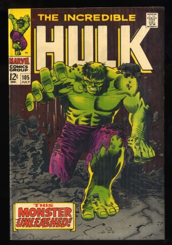 Incredible Hulk #105 FN+ 6.5 1st Appearance Missing Link!