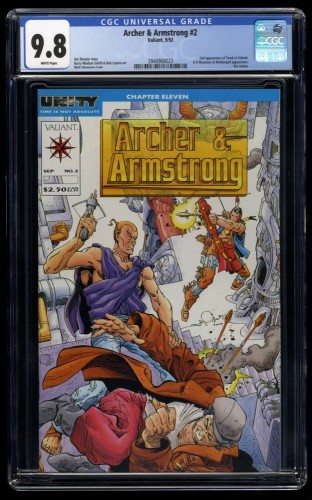 Archer & Armstrong (1992) #2 CGC NM/M 9.8 White Pages
