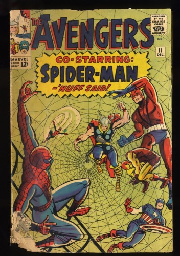 Avengers #11 FA/GD 1.5 2nd Appearance Kang Spider-Man Crossover!