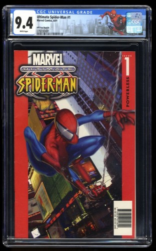 Ultimate Spider-man (2000) #1 CGC NM 9.4 Custom Label! K-B Toys Reprint Variant