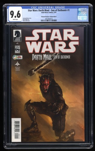 Cover Scan: Star Wars: Darth Maul - Son of Dathomir #1 CGC NM+ 9.6 Diamond Variant - Item ID #174729