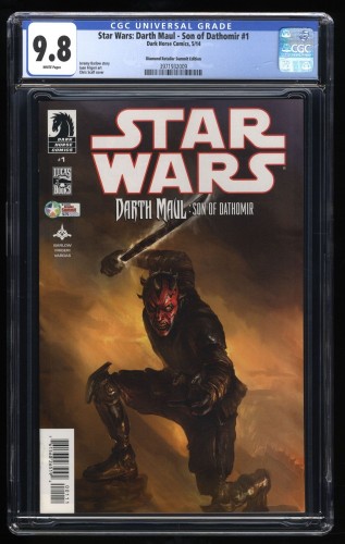 Cover Scan: Star Wars: Darth Maul - Son of Dathomir #1 CGC NM/M 9.8 Diamond Variant - Item ID #174735