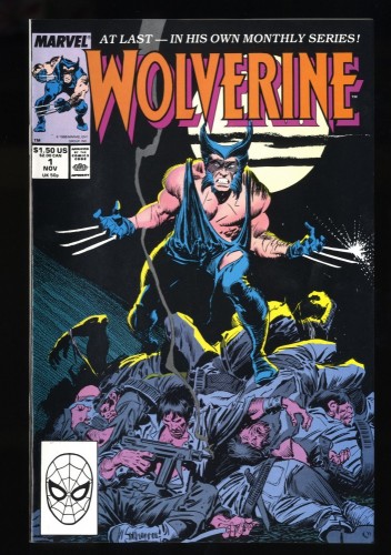 Wolverine (1988) #1 NM- 9.2 1st Patch!