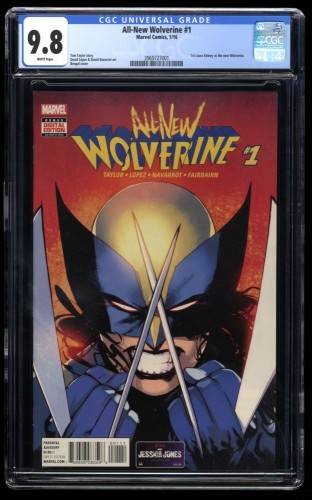 All-New Wolverine #1 CGC NM/M 9.8 White Pages 1st X-23 in Wolverine Costume!