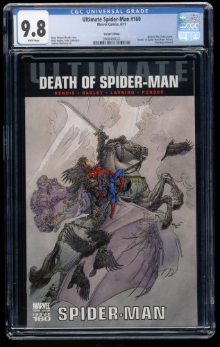 Ultimate Spider-man #160 CGC NM/M 9.8 White Pages Kaluta Retail Variant