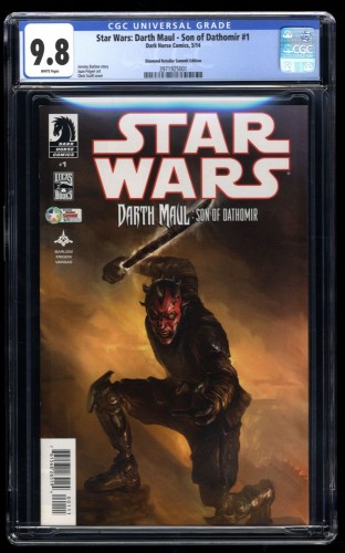 Cover Scan: Star Wars: Darth Maul - Son of Dathomir #1 CGC NM/M 9.8 Diamond Variant - Item ID #175428