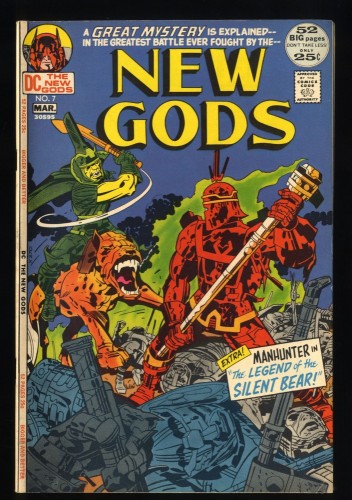New Gods #7 FN/VF 7.0 1st Appearance Steppenwolf! Mister Miracle Origin!