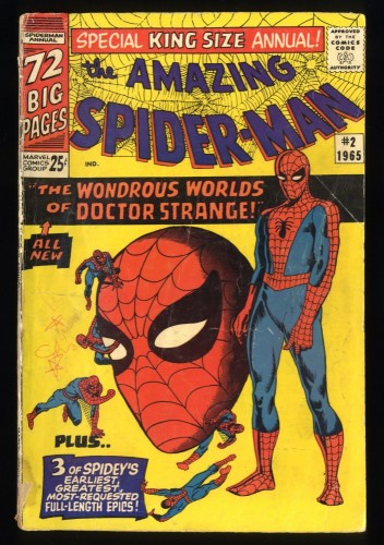 Amazing Spider-Man Annual #2 GD 2.0 Dr. Strange Appearance!