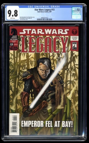 Cover Scan: Star Wars: Legacy #13 CGC NM/M 9.8 White Pages 1st Appearance Darth Kruhl! - Item ID #178159