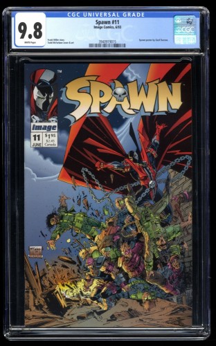 Spawn #11 CGC NM/M 9.8 White Pages