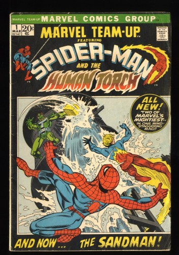 Cover Scan: Marvel Team-up #1 VG+ 4.5 Off White 1st Appearance Misty Knight! Spider-Man! - Item ID #178199