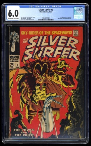 Silver Surfer #3 CGC FN 6.0 1st Appearance Mephisto!