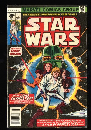 Star Wars (1977) #1 FN+ 6.5 1st Appearance Luke Skywalker Darth Vader!