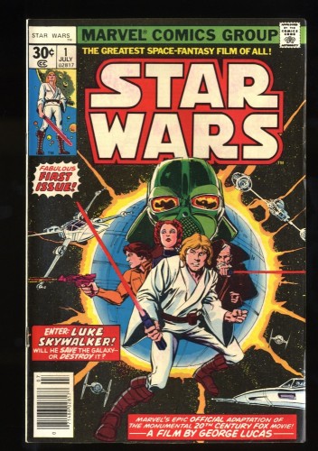 Star Wars (1977) #1 FN+ 6.5 1st Appearance Luke Skywalker Darth Vader!