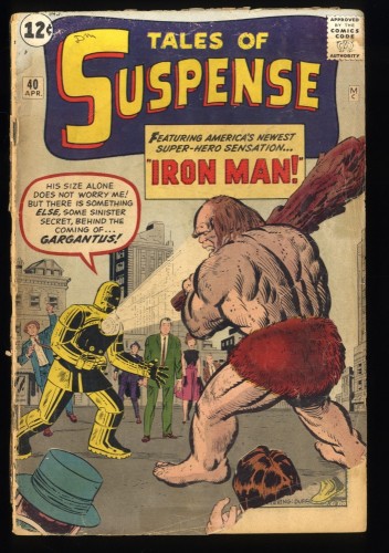Tales Of Suspense #40 Fair 1.0 2nd Appearance Iron Man!