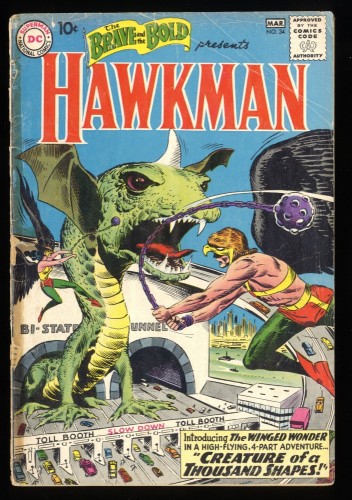 Brave And The Bold #34 FA/GD 1.5 1st Silver Age Hawkman!