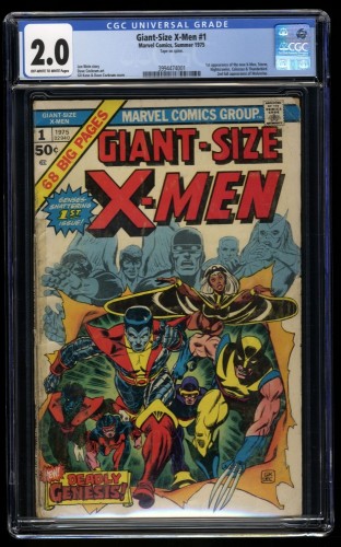 Giant-Size X-Men #1 CGC GD 2.0 Off White to White