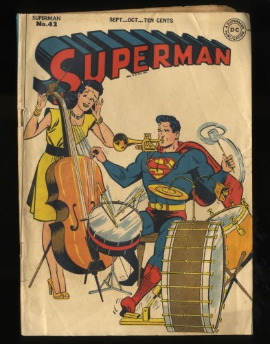 Superman #42 GD/VG 3.0 1946 Wayne Boring Cover!