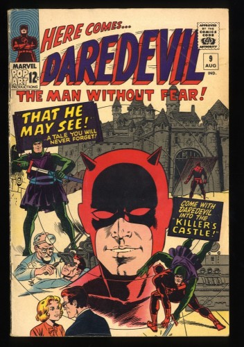 Daredevil #9 VG/FN 5.0 1st Appearance Organizer! Stan Lee Wally Wood!