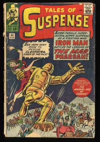 Tales Of Suspense #44 GD- 1.8 Early Iron Man Appearance!