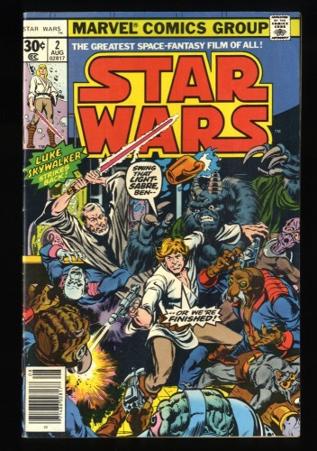 Star Wars (1977) #2 VF+ 8.5 1st Obi-Wan Han Solo and Chewbacca!