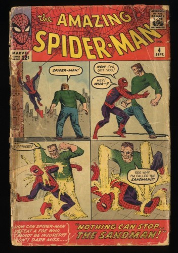 Amazing Spider-Man #4 Fair 1.0 1st Appearance Sandman!