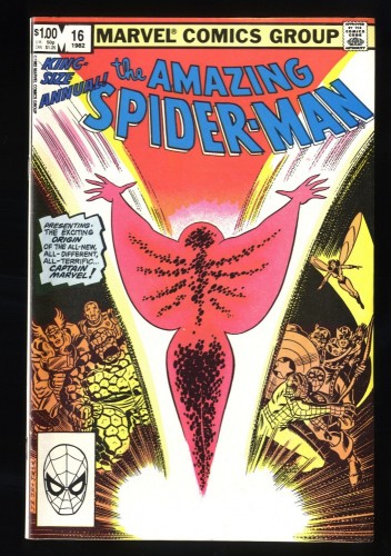 Amazing Spider-Man Annual #16 NM- 9.2 1st Monica Rambeau as Captain Marvel!
