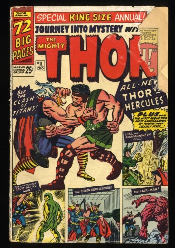 Journey Into Mystery Annual #1 FA/GD 1.5 Thor 1st Hercules!