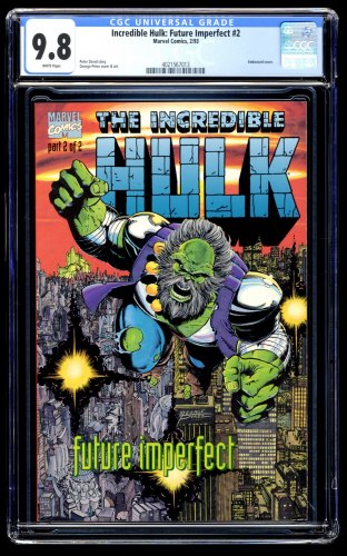 Incredible Hulk: Future Imperfect #2 CGC NM/M 9.8 White Pages Maestro!  