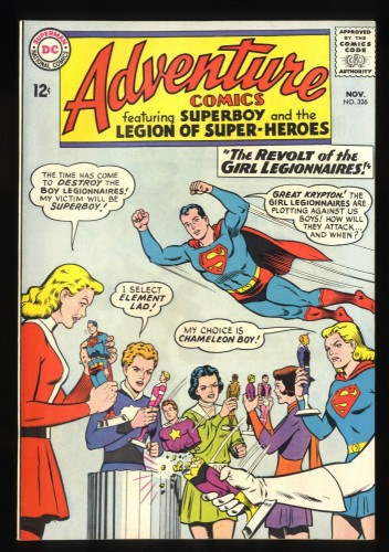 Adventure Comics #326 NM- 9.2 White Pages Curt Swan Art!