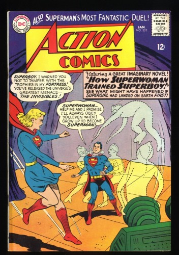 Action Comics #244 VF+ 8.5 White Pages DC Comics! Superman's Undersea Kingdom!