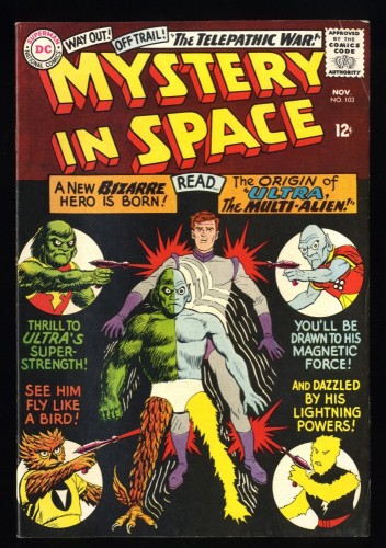 Cover Scan: Mystery In Space #103 FN/VF 7.0 1st App Origin Ultra The Multi Alien! - Item ID #192768