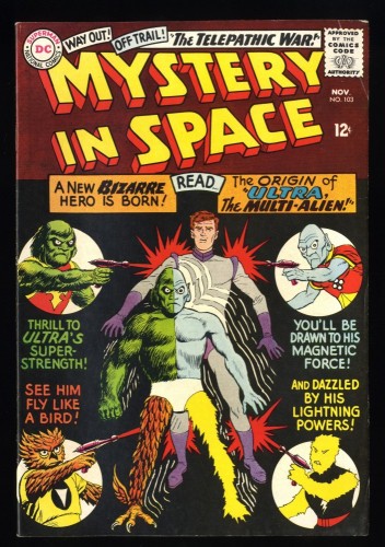 Cover Scan: Mystery In Space #103 FN/VF 7.0 1st App Origin Ultra The Multi Alien! - Item ID #192768