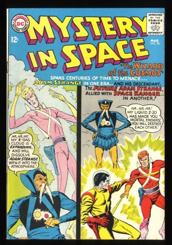Cover Scan: Mystery In Space #98 VF+ 8.5 White Pages Adam Strange! Space Ranger! - Item ID #192772