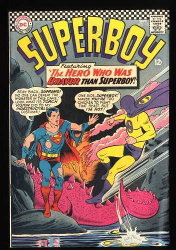 Superboy #132 FN/VF 7.0 White Pages 1st Appearance Supremo!
