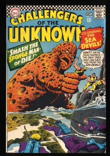 Challengers Of The Unknown #51 FN+ 6.5 White Pages Bob Brown Art!