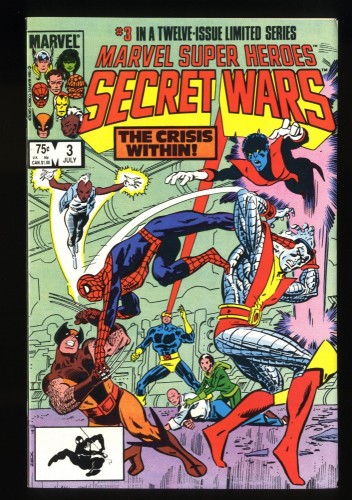 Marvel Super-Heroes Secret Wars #3 VF/NM 9.0 1st Titania!