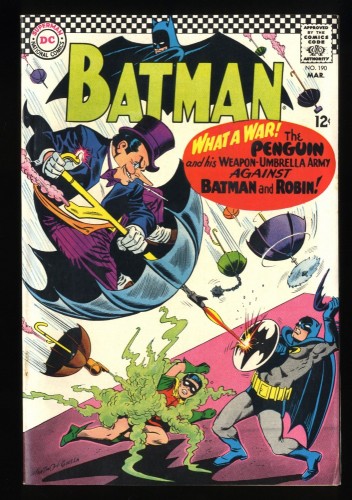 Cover Scan: Batman #190 FN/VF 7.0 Off White to White Penguin Cover and Appearance 1967!
