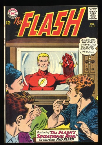 Cover Scan: Flash #149 FN/VF 7.0 Off White to White Murphy Anderson! Infantino! - Item ID #193574