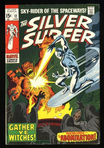 Silver Surfer #12 FN- 5.5 White Pages Beyonder! Marshall Rogers Art!
