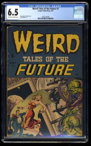Cover Scan: Weird Tales of the Future #1 CGC FN+ 6.5 Off White to White Golden Age Sci-Fi! - Item ID #193621