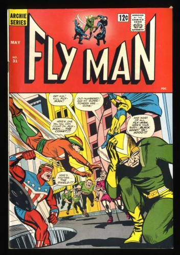 Adventures of the Fly #31 VF- 7.5 White Pages