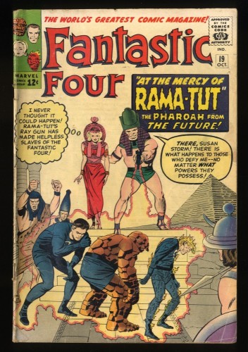 Fantastic Four #19 GD+ 2.5 1st Rama-Tut (Kang)!