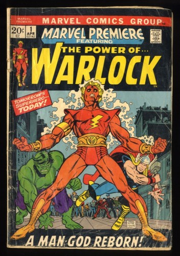 Marvel Premiere (1972) #1 GD- 1.8 1st Appearance HIM as Adam Warlock!