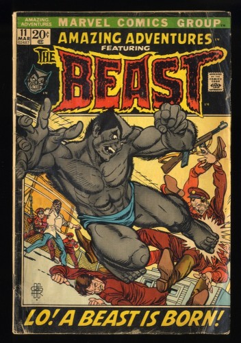 Amazing Adventures #11 GD/VG 3.0 1st Appearance Beast!