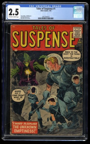 Tales Of Suspense (1959) #1 CGC GD+ 2.5 Don Heck Cover and Art!